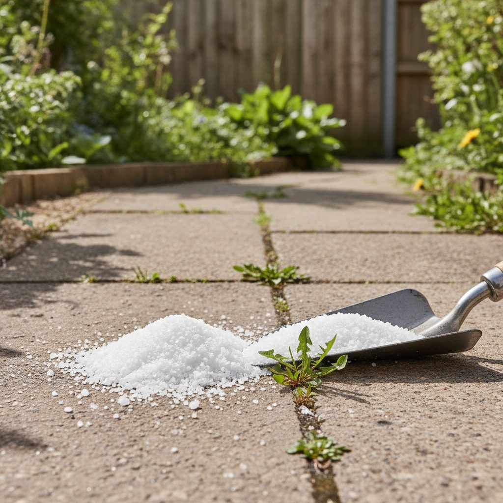 Strooizout tegen onkruid gebruiken: een slim idee of juist niet?