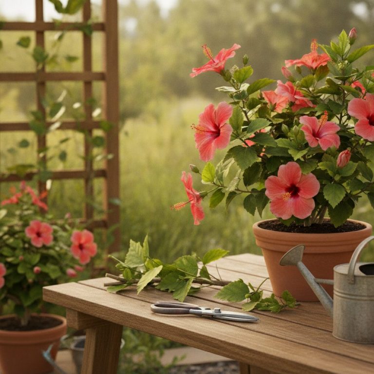 Wanneer hibiscus snoeien? De beste periode en methode voor een rijke bloei