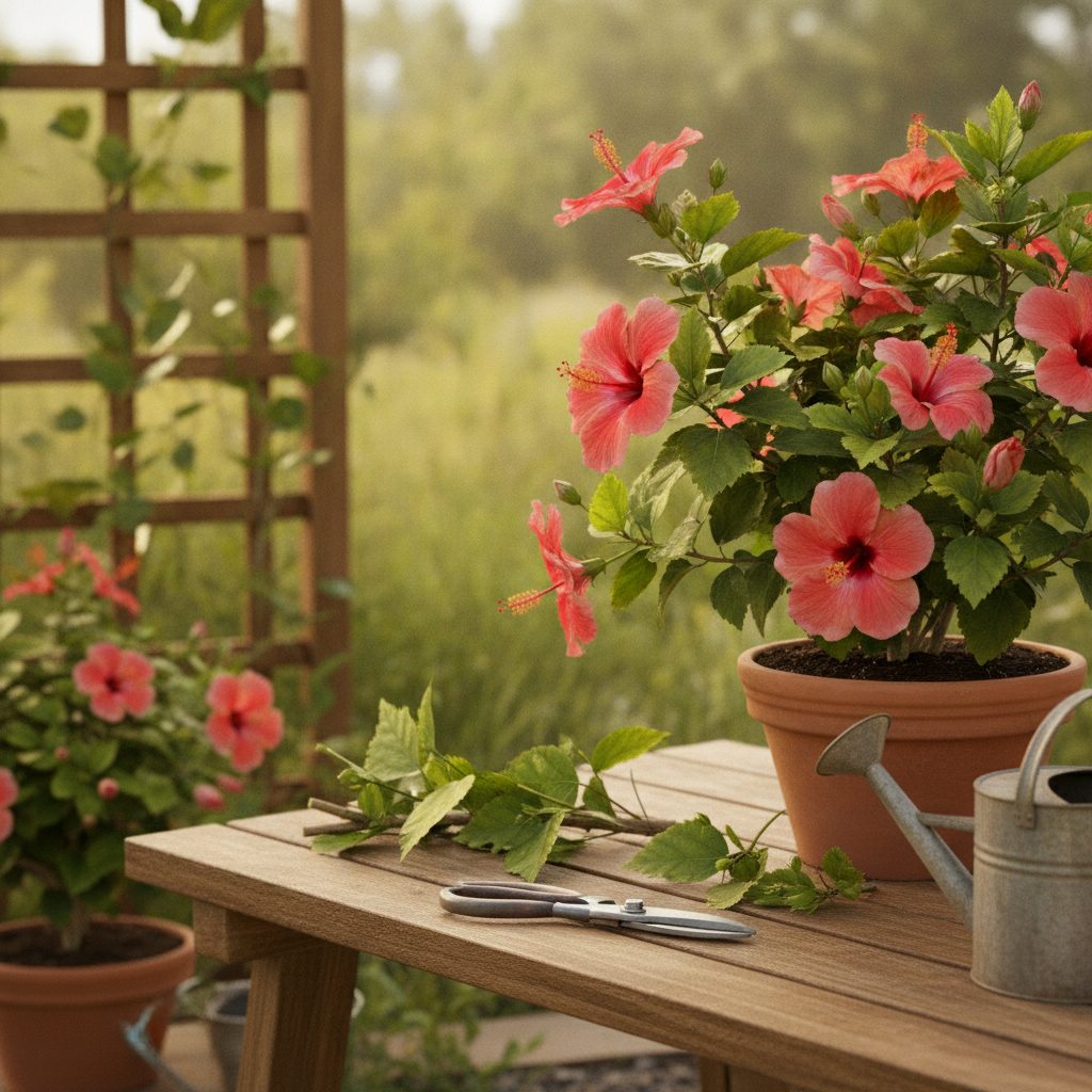 Wanneer hibiscus snoeien? De beste periode en methode voor een rijke bloei